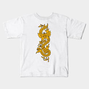 SNAKE BUTTERFLY FLOWERS Kids T-Shirt